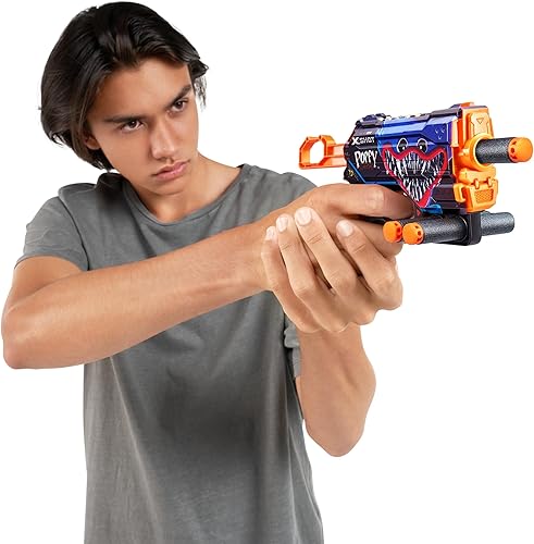 Miniatura 6 de XSHOT Skins Menace Poppy Playtime Dart Blaster 2PK - Jumpscare + Kissy, 16 dardos por ZURU