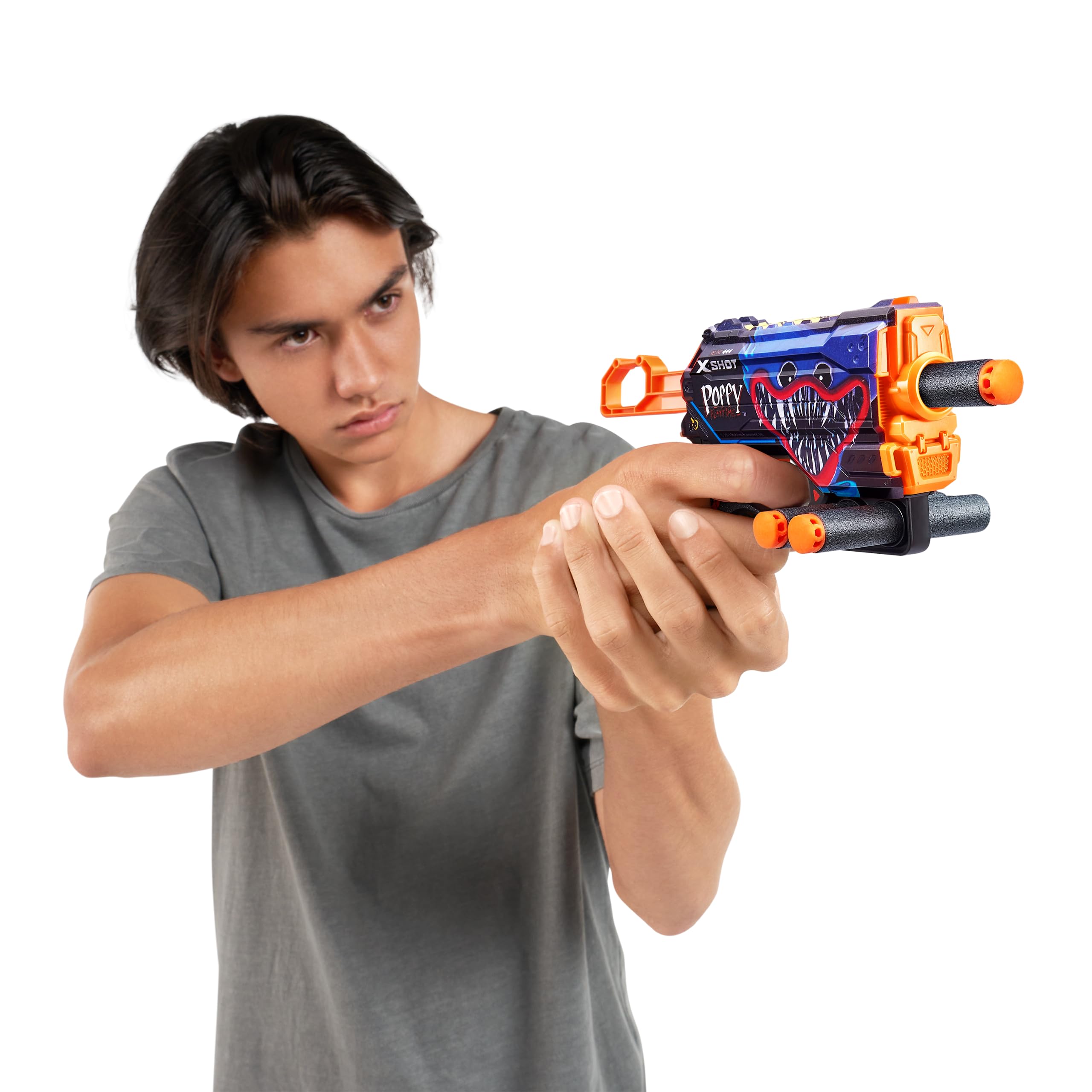 Amazon.com: XSHOT Skins Menace Poppy Playtime Dart Blaster 2PK