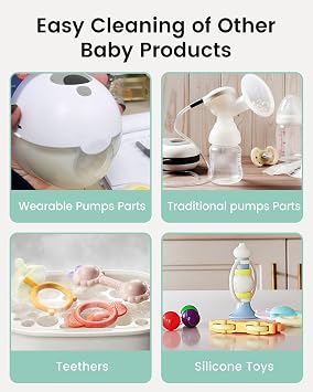GROWNSY Official Detergent Washing Tablets - 130 PCS, Compatible with Momcozy Baby Bottle Washers