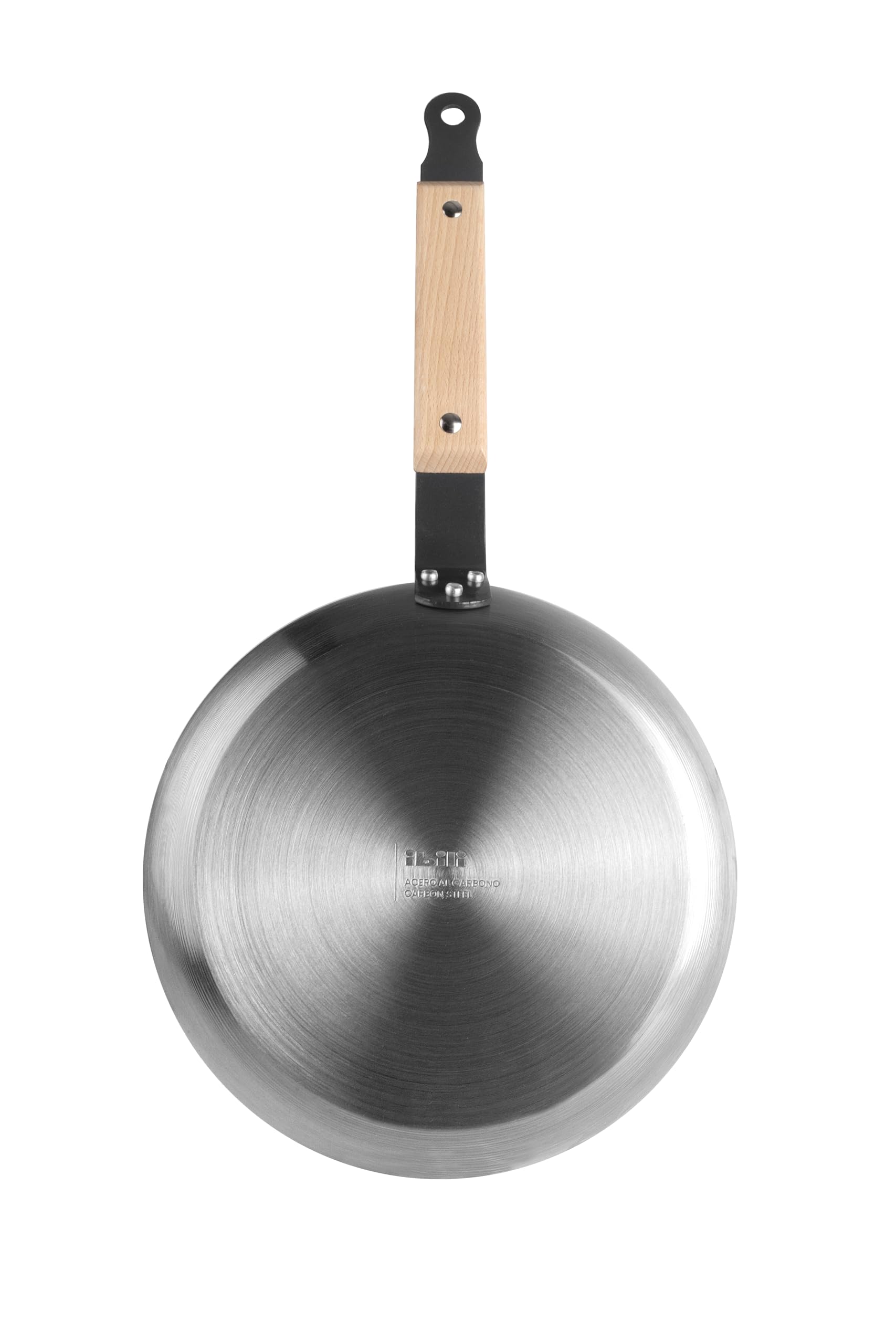 IBILI - Sartén Karbonsteel 24 Cm, Acero al Carbono, Apta para Inducción, Retencion de calor, Duradera y resistente, sin antiadherente, Ecológica — view 3
