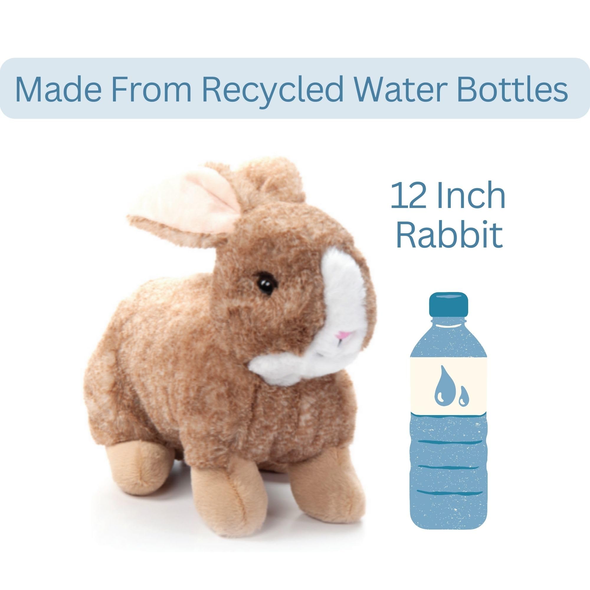 Amazon.com: The Petting Zoo Rabbit Stuffed Animal Plushie, Gifts