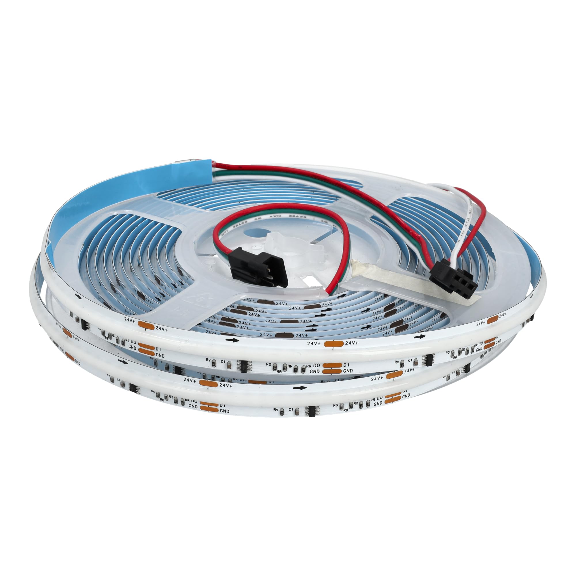 Jandei - Tira Led Cob 24V 14W RGBIC Píxel, 3600 Lúmenes. Ancho 12mm, Cortable cada 5cm, Autoadhesiva, IP20 para Interiores – Bobina 5 metros