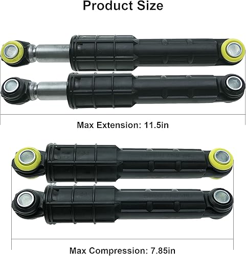Miniatura 5 de Paquete de 4 amortiguadores de arandela compatibles con lavadoras Samsung AP4206426 2020946 DC66-00470A DC66-00470B DC66-00650C DC66-00650D