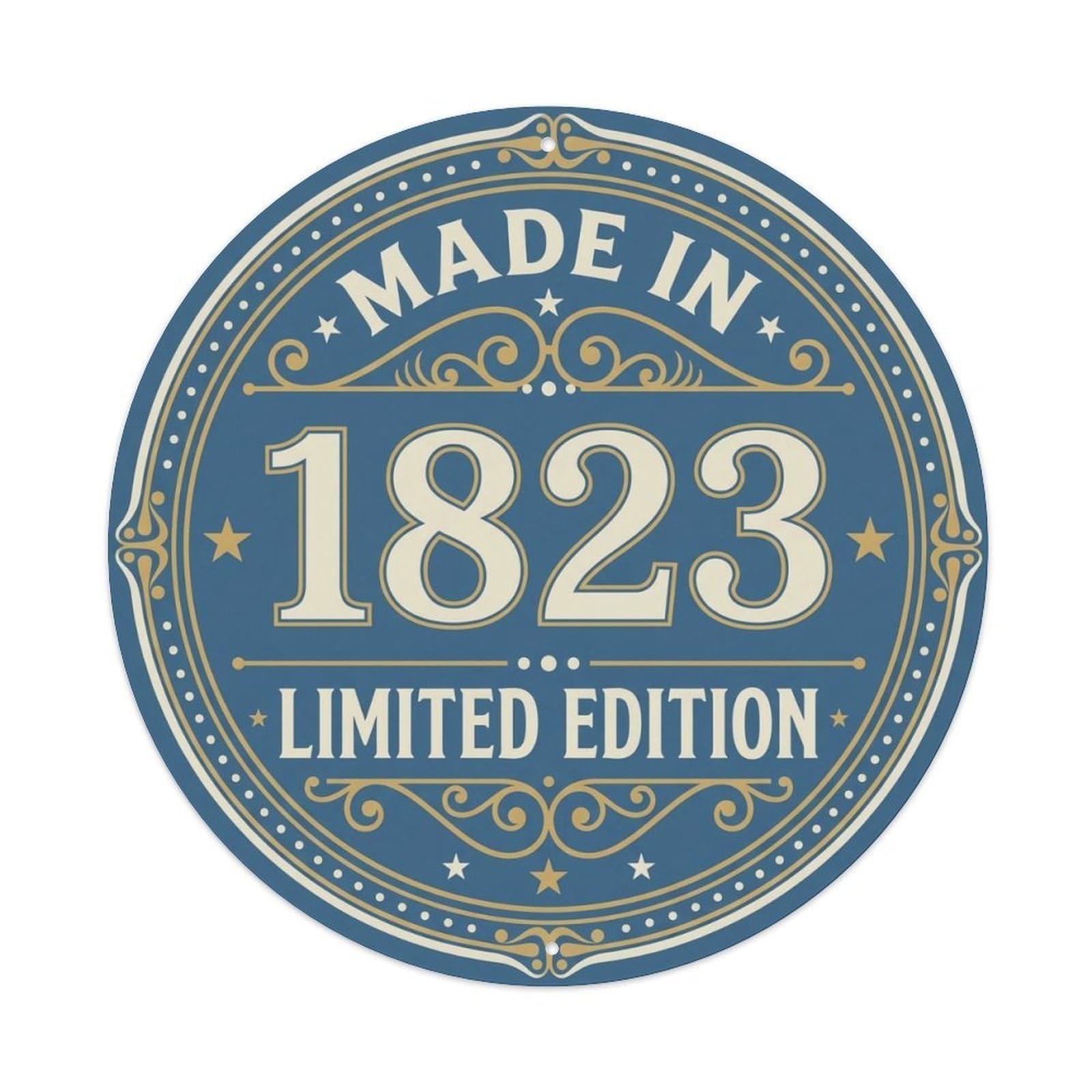 Okahys 8X8inch(20X20cm) Made In 1823 Limited Edition Metal Tin Sign