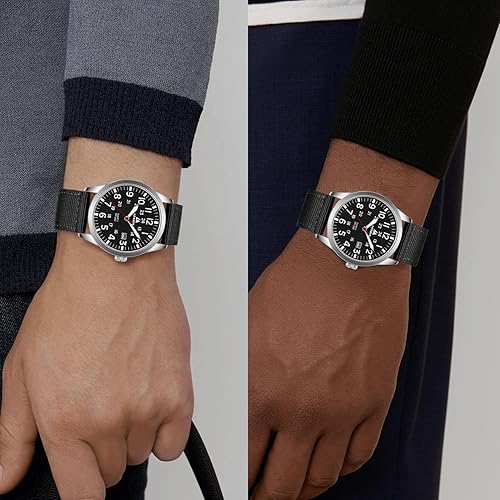 Miniatura 6 de LN LENQIN Relojes para hombre, unisex, militar, deportivo, correa de nailon, elegante, luminoso, analógico, de cuarzo, para hombre, impermeable