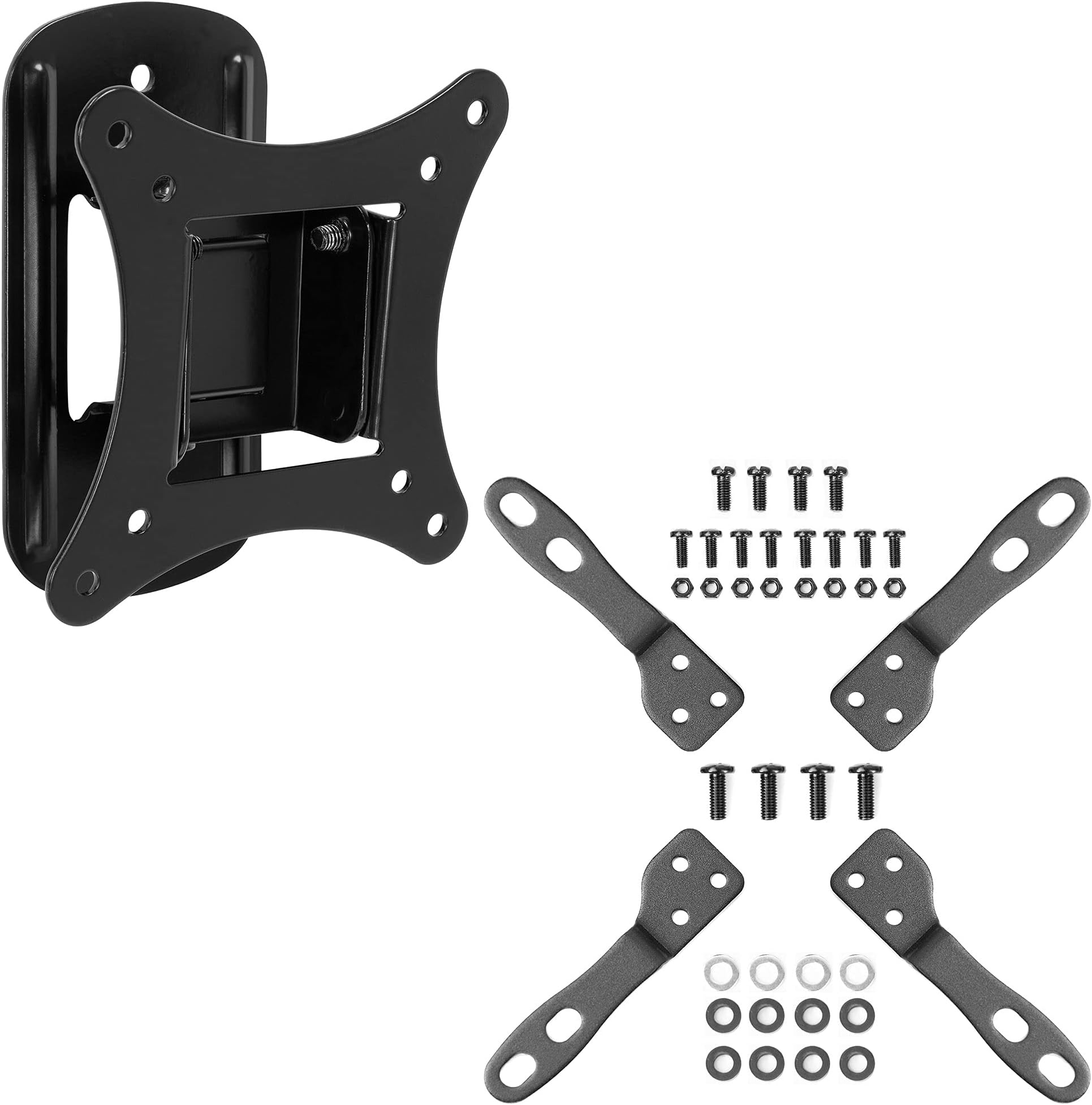 MountIt! Small TV Monitor Wall Mount RV TV Mount Fits 1932 Inch Screens Low