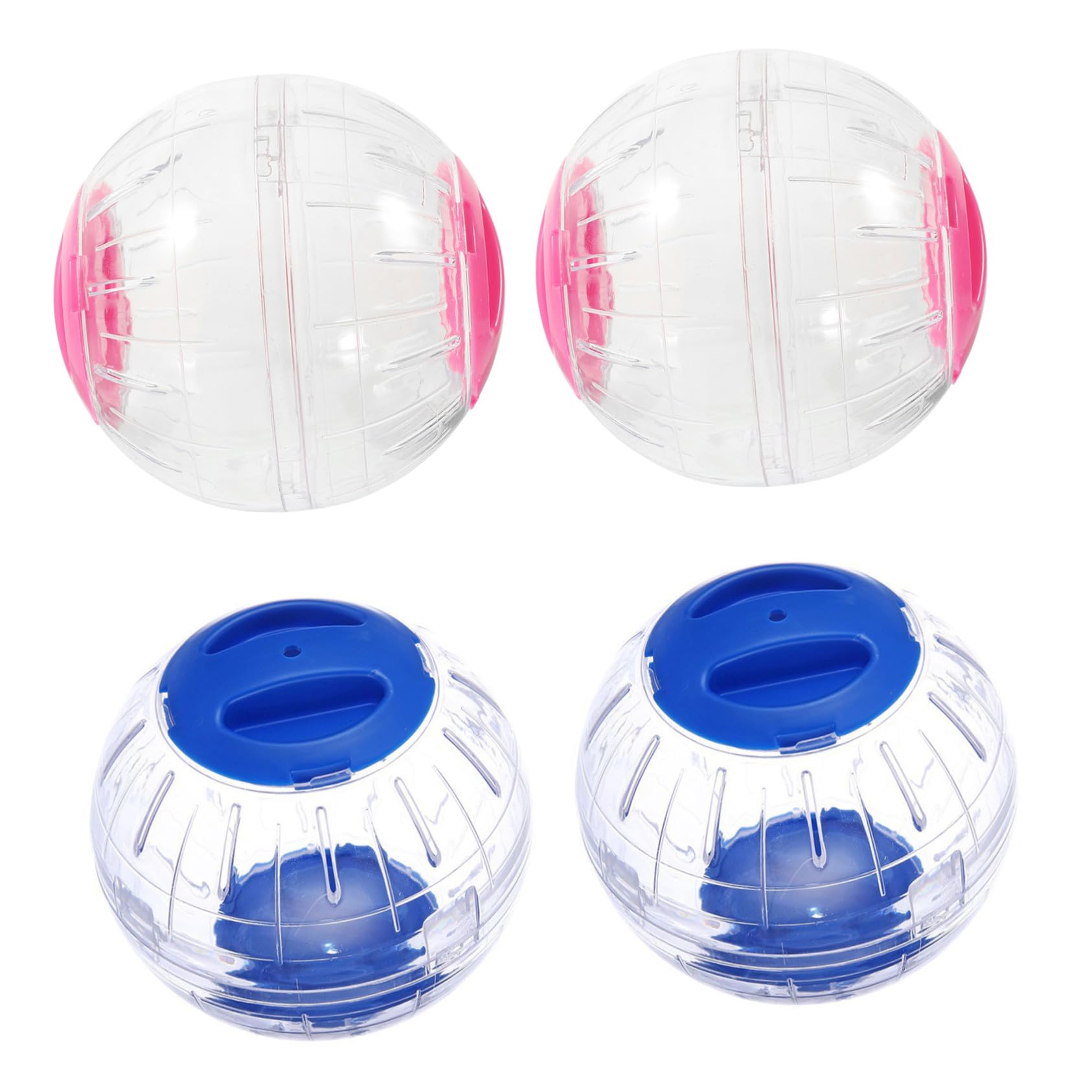 BESPORTBLE 4pièces Roue Exercice Transparente pour Hamsters Roue De Course Silencieuse pour Petits Animaux Jouet Activité pour Rongeurs Compatible avec Gerbilles Et Souris