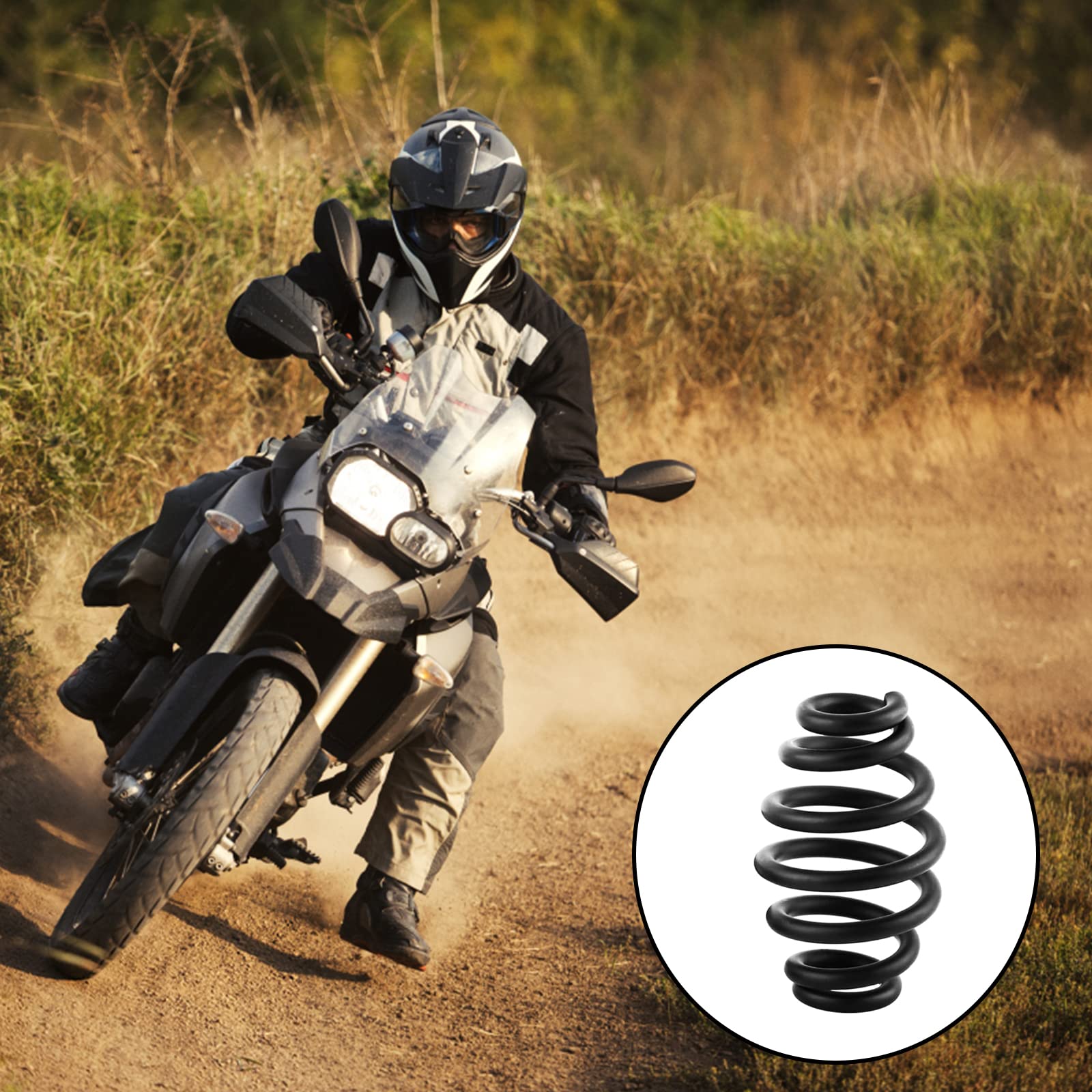 1 para Siodełko Fotel Sprężyny, Sprężyny Beczki, Sprężyny do siedzenia motocyklowego, sprężyna beczki, Motocykl ogólnego zastosowania (czarny)