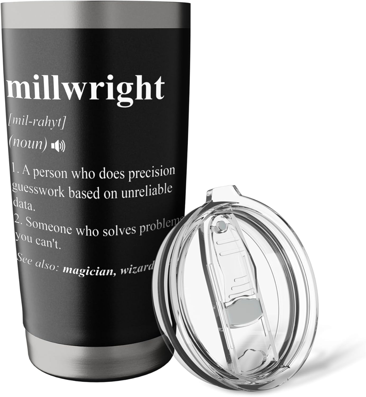 Millwright Funny Dictionary Definition Stainless Steel Insulated Tumbler - Image 5
