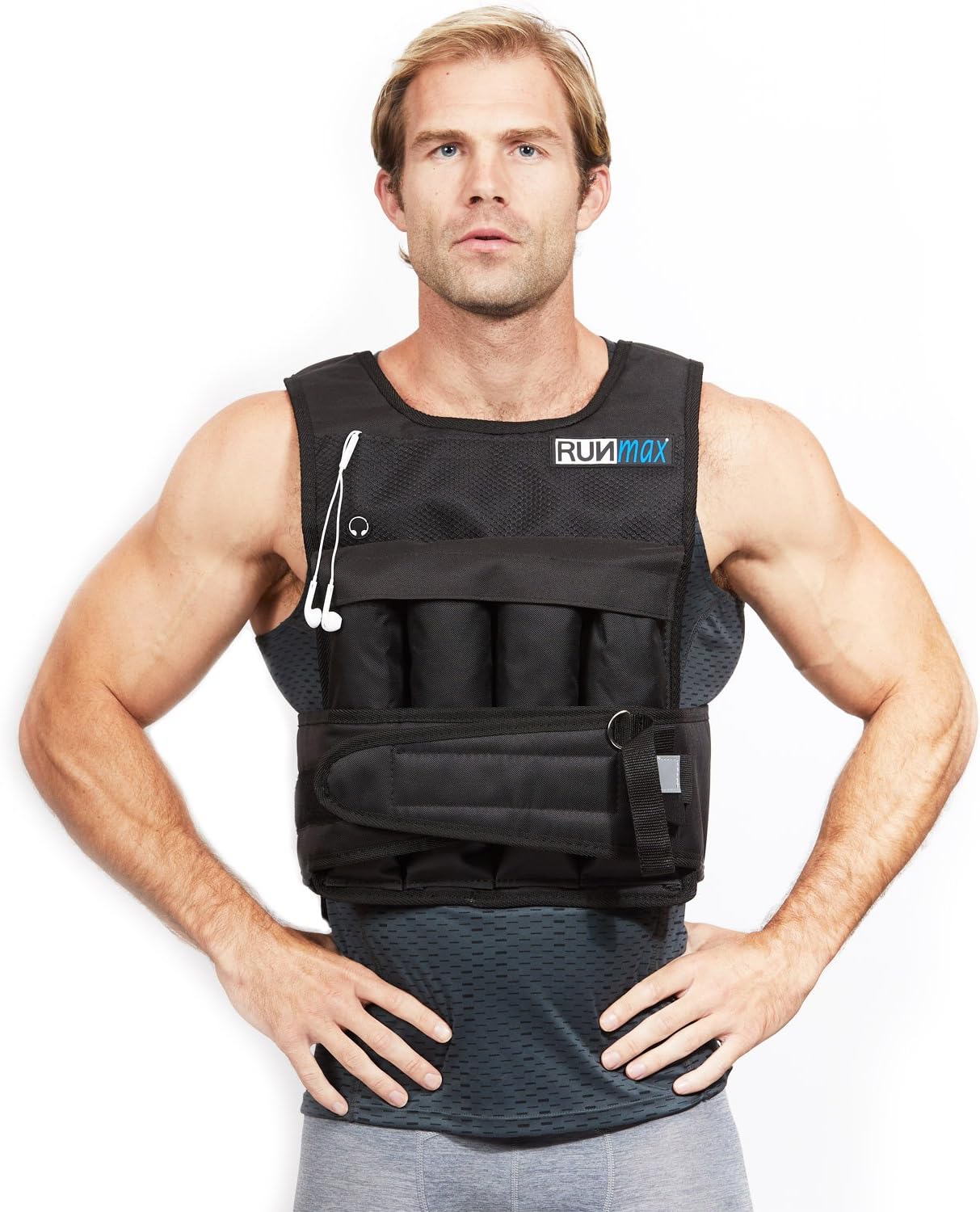 RUNFast/Max 12lbs-140lbs Adjustable Weighted Vest