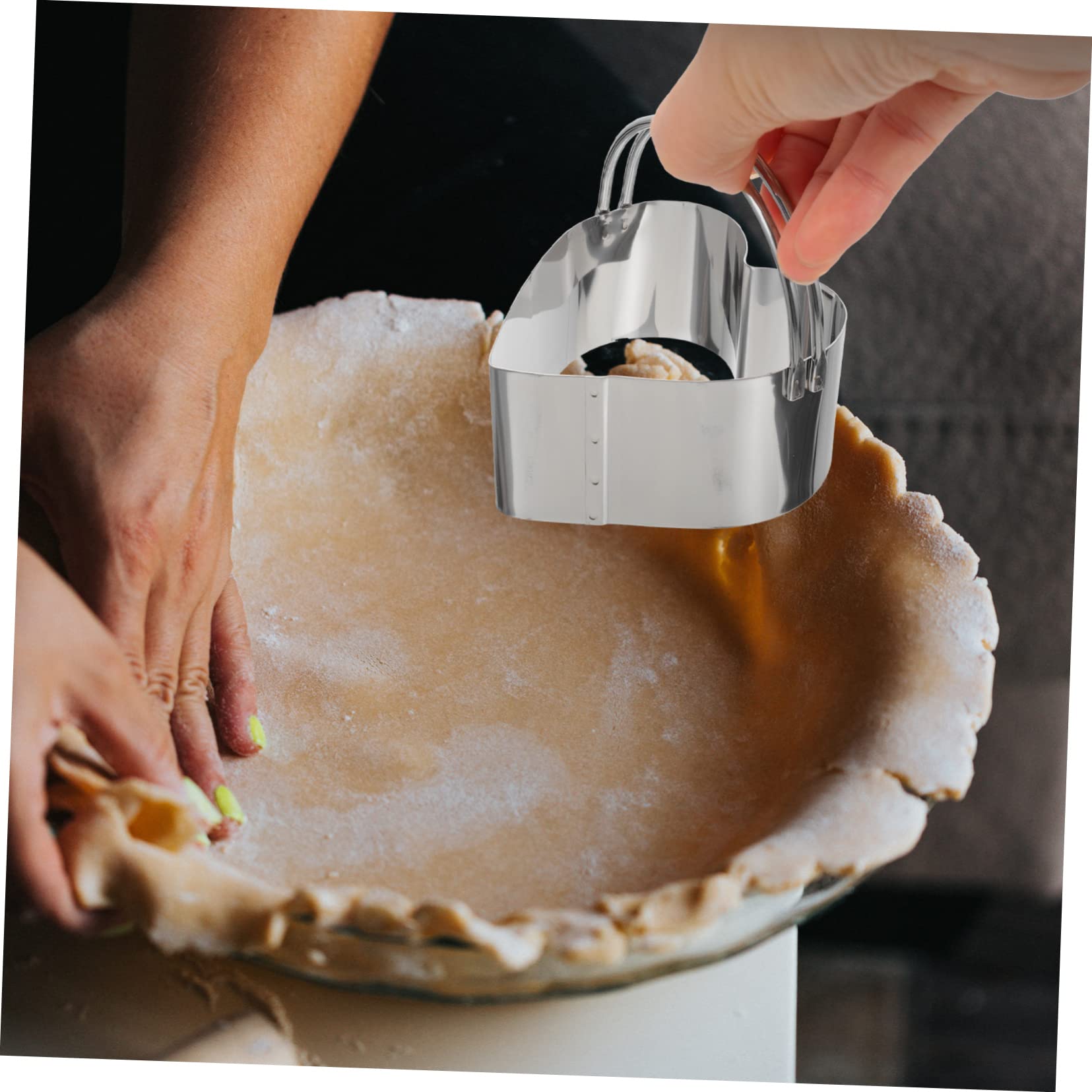 TOPBATHY 3 Juegos De Cortadores De Galletas Herramientas Para Hornear Galletas Galletas De Jengibre Molde Para Fondant Cortadores De Donas Galletas De Jengibre Muffins Galletas