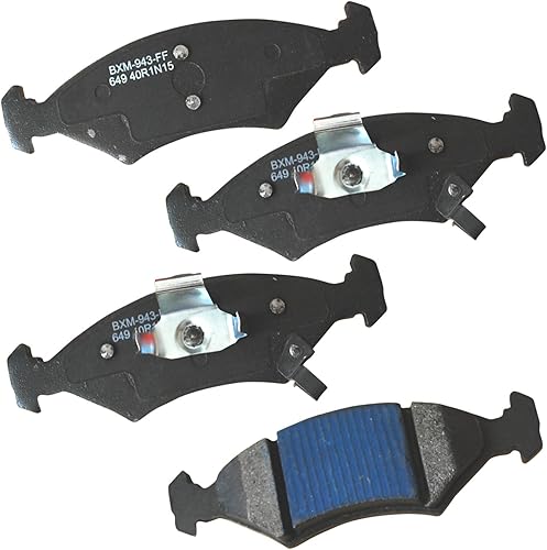 Vista 219 de Bendix Premium SBM8 - Pastillas de freno semimetálicas Premium para modelos seleccionados Buick Special, Camaro, Corvette, Phaeton, Olds F85, Vista