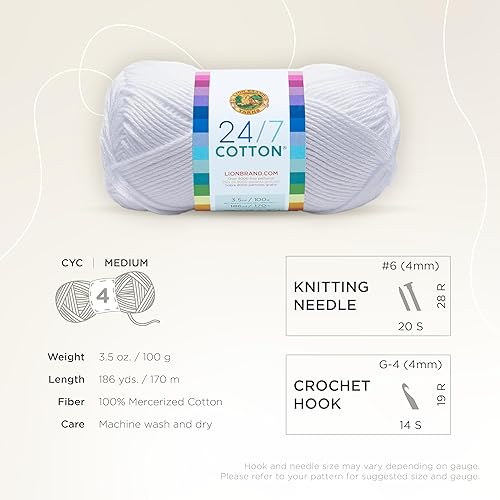 Vista 121 de (1 madeja) Hilo de algodón 24/7, terracota