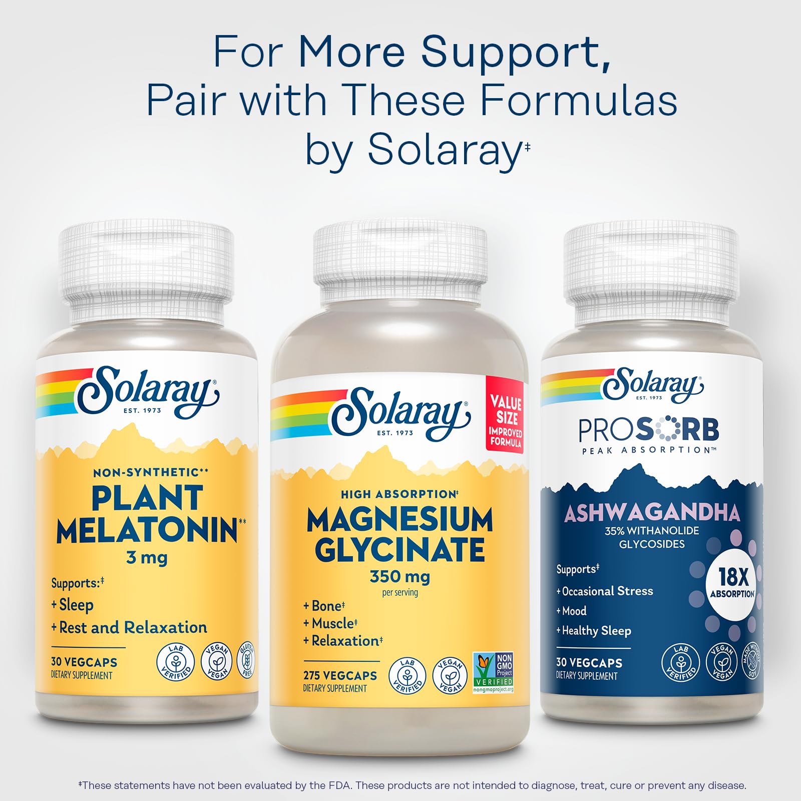 SOLARAY Plant Melatonin 3mg Sleep Aid Supplement, 30 Servings — Amazon image 6