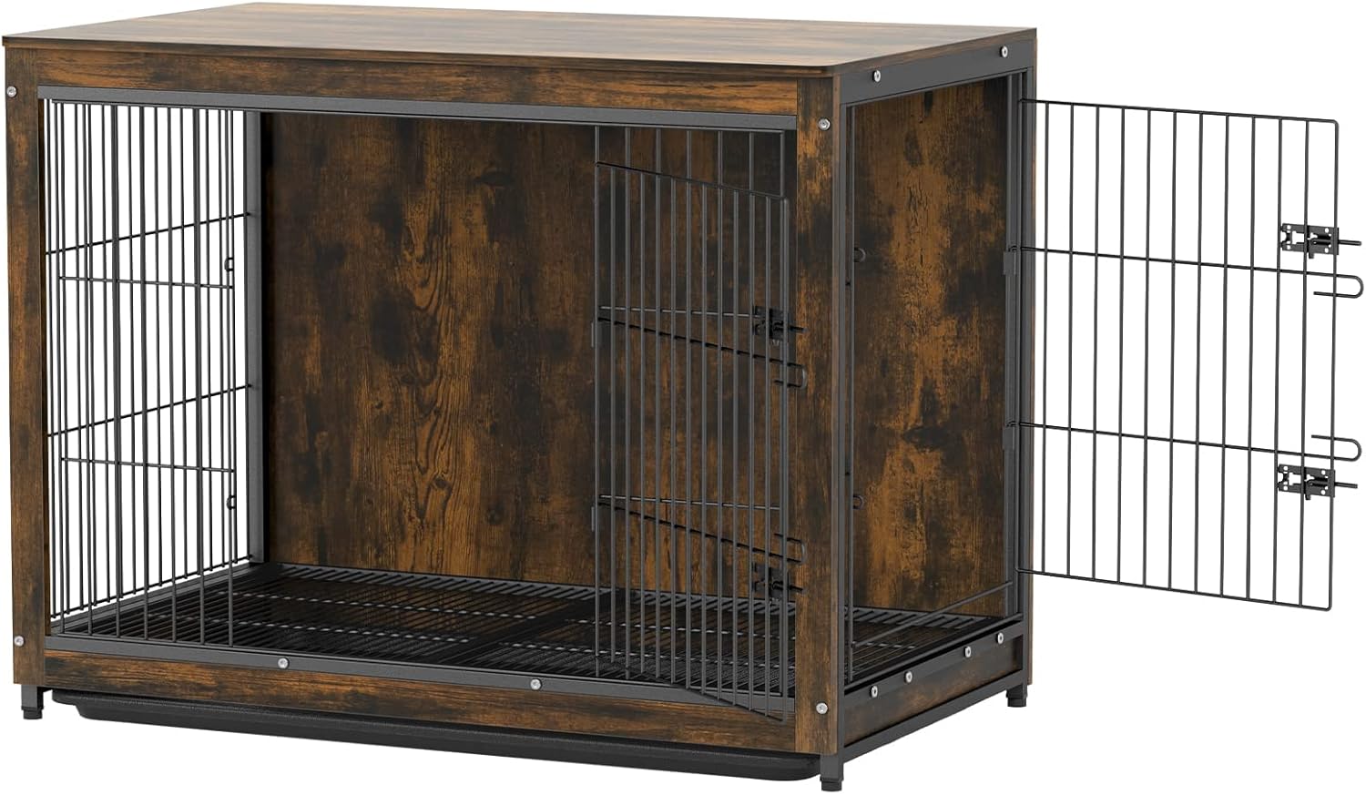 BingoPaw Wooden Dog Crate Indoor 38Inch Extra Large Heavy