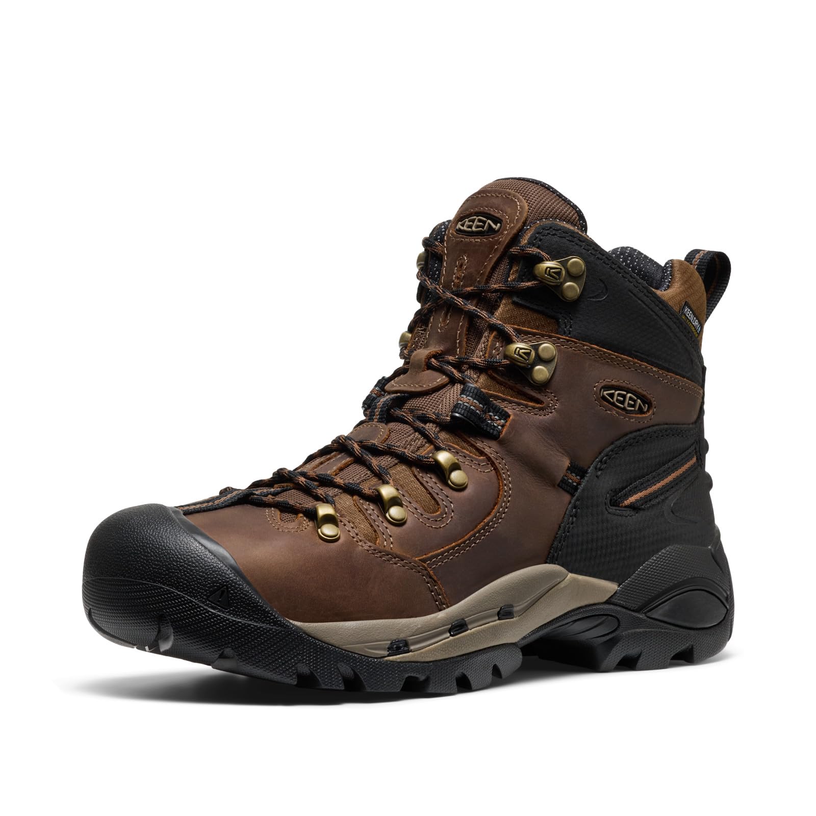 KEEN Utility Men's Pittsburgh 6" Leather Waterproof Steel Toe Work Boots