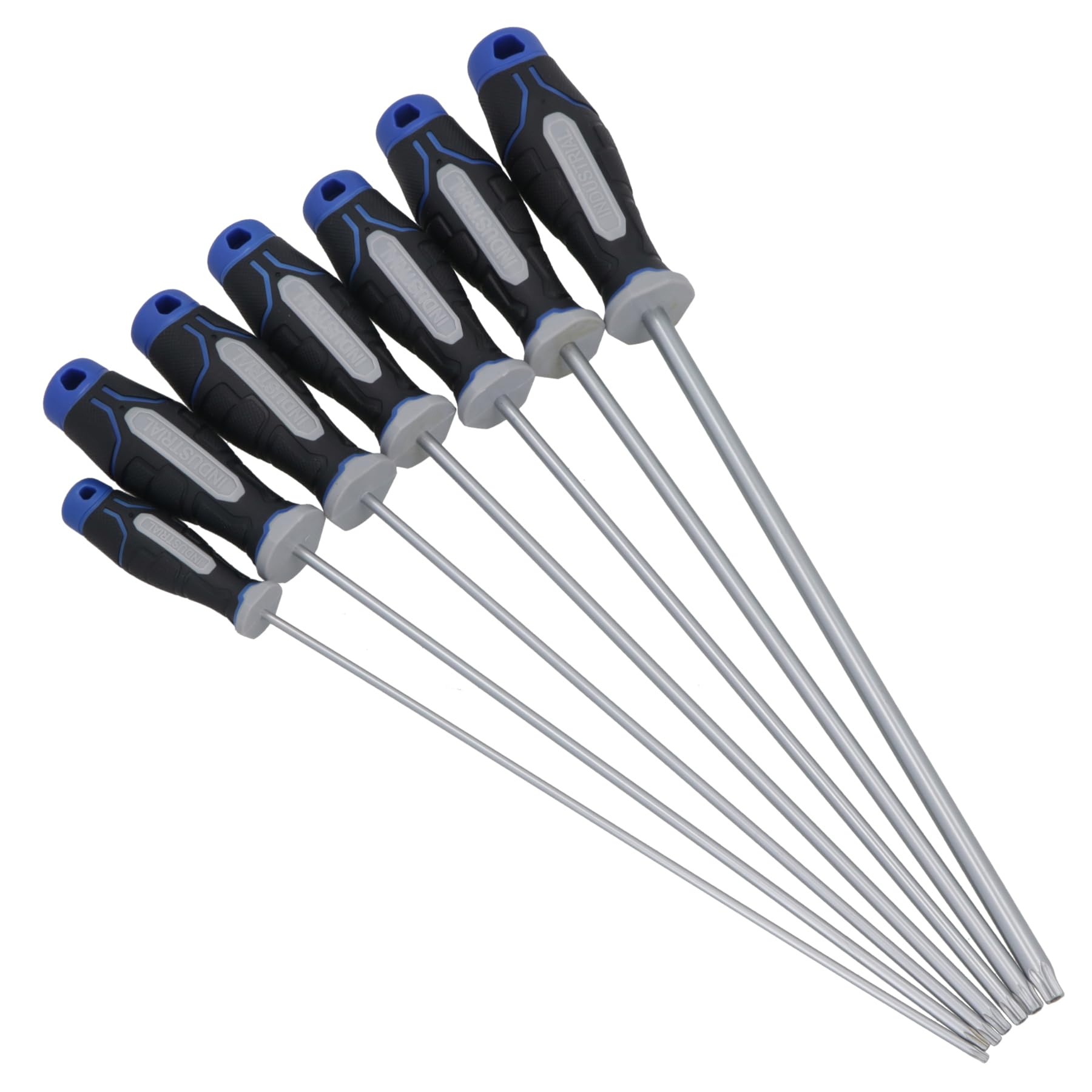 Ab Tools Torx Screwdriver Set T10 – T30 Extra Long Tamper Proof Star 250Mm 6Pc