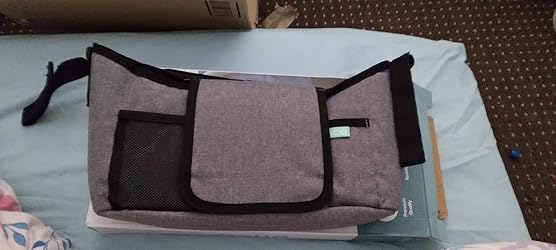 Hiseng Pram Bag Pram Accessories With Insulated Cup Holders, Universal