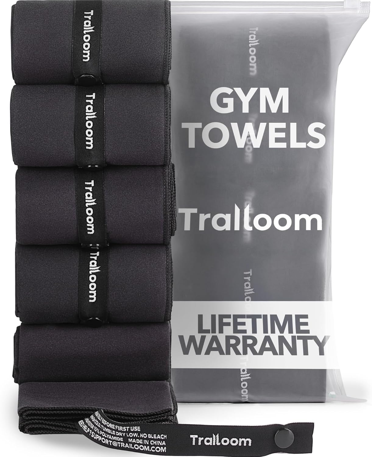 Trailoom Microfiber Workout Towels - Quick Dry