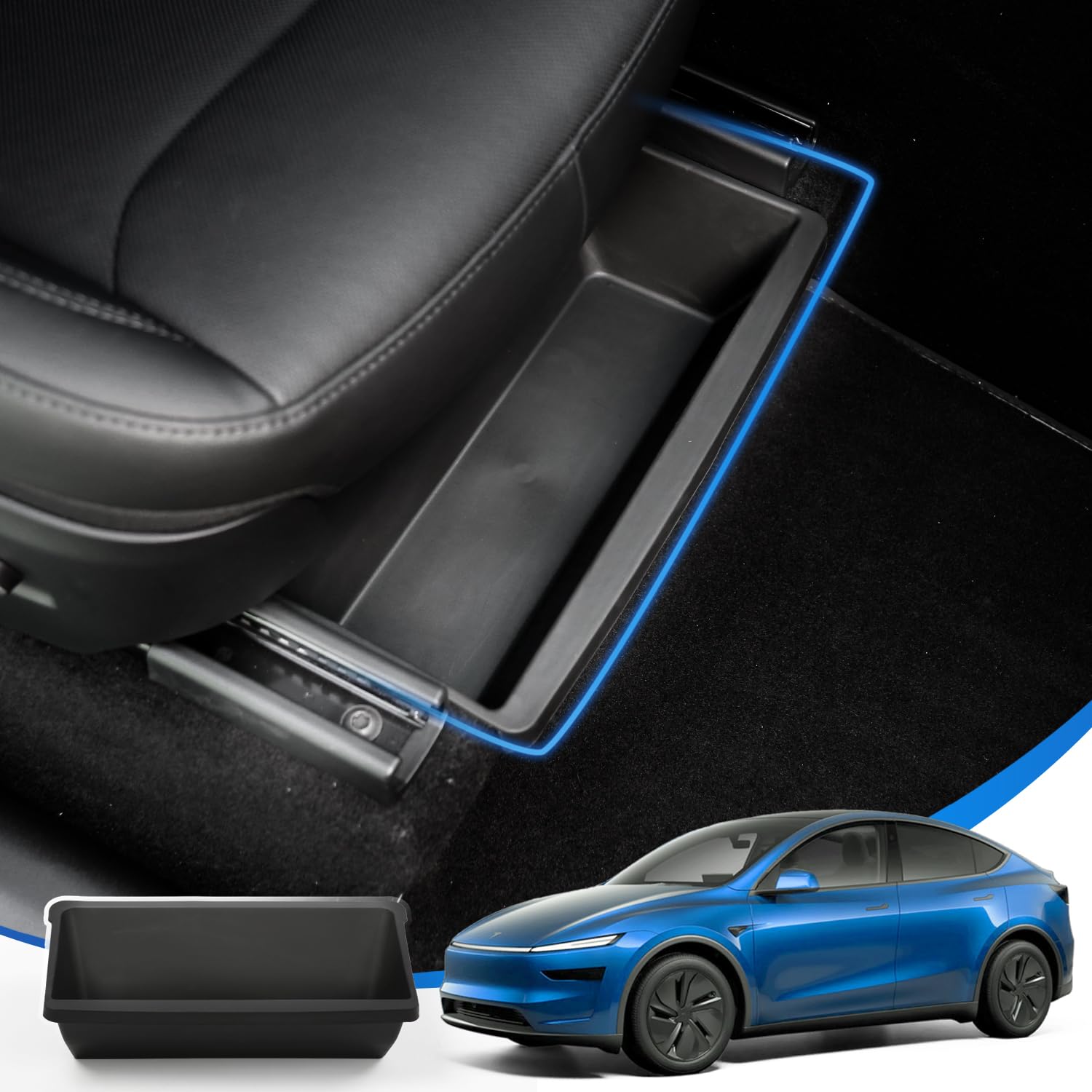 Amazon.co.jp: GEEDAR シート下収納ボックス オーガナイザー Tesla