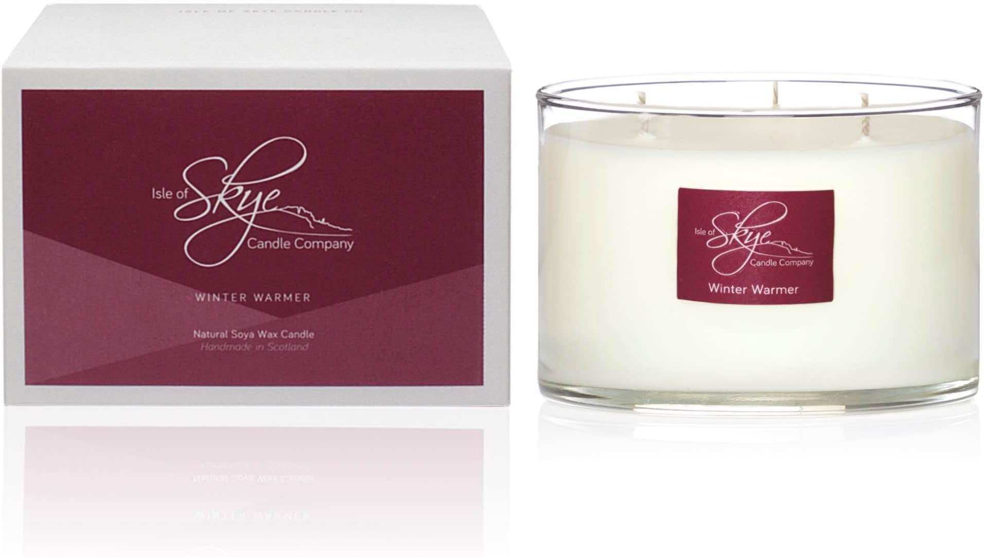 Winter Warmer Handmade Natural Candle (Three Wick) - Isle of Skye Candle Company