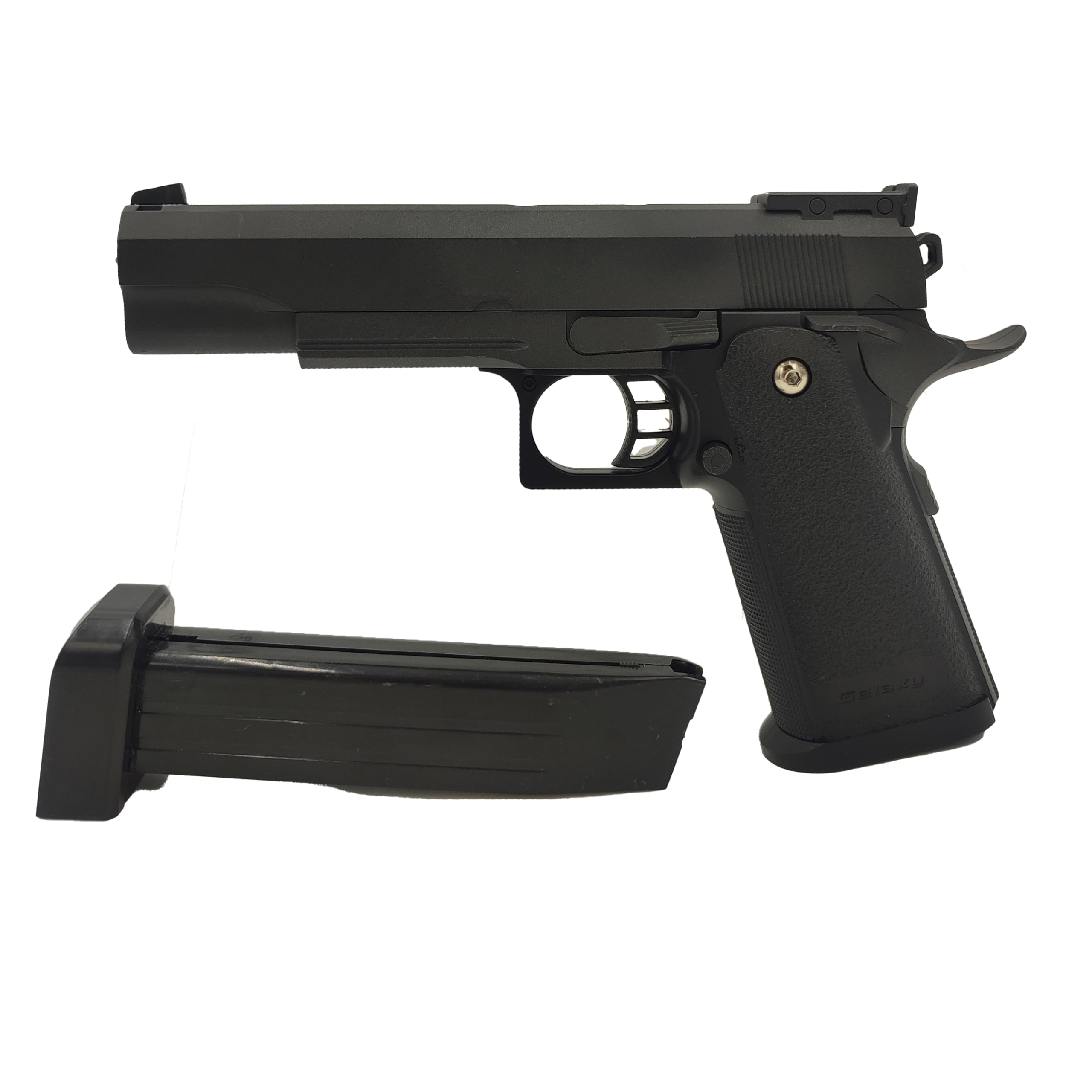 Pistola Airsoft Ball/Modelo Hi-Capa Spring Large/Material: Metal/Potencia 0.5 Joule