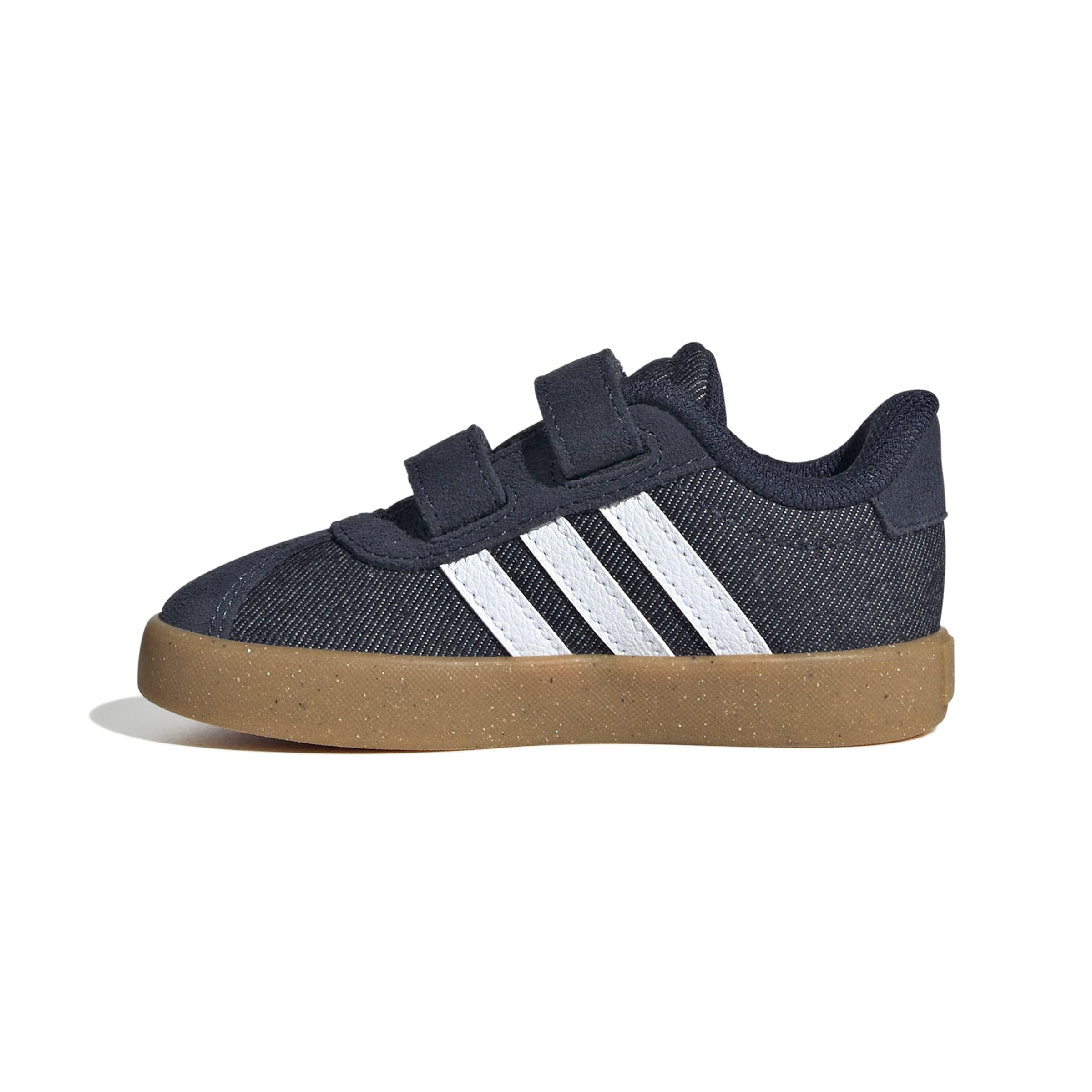 adidas Boys Vl Court 3.0 Slip On Sneakers Shoes Casual - Pink, White