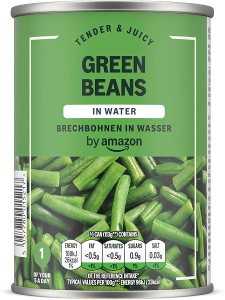 by Amazon Brechbohnen In Wasser, 400g - 1