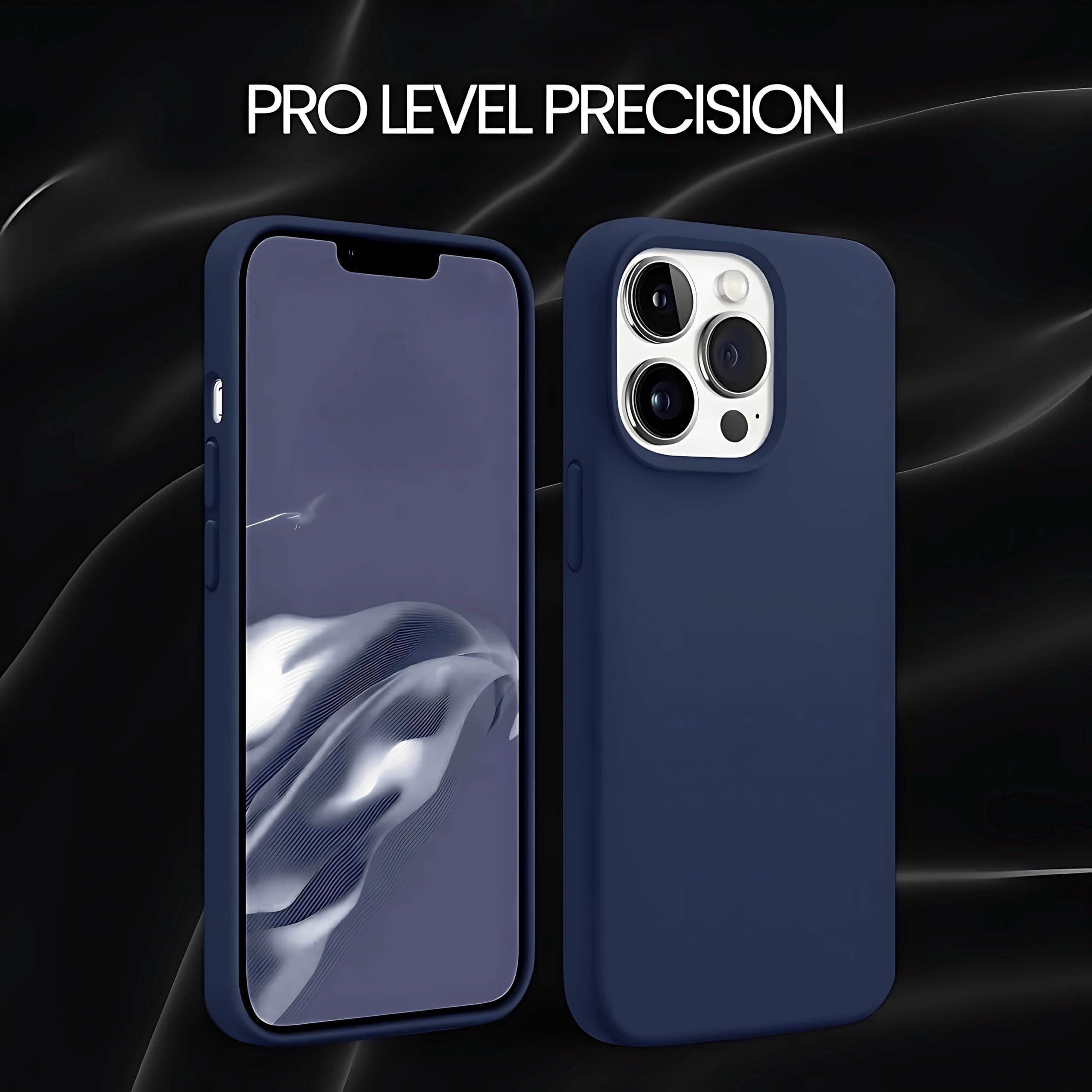 Amazon.com: Dark Blue Phone Case for iPhone 13 Pro Max Case