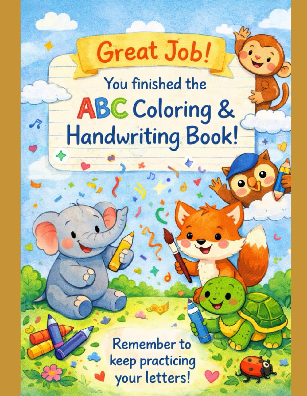 My first ABC book: Colouring Pages