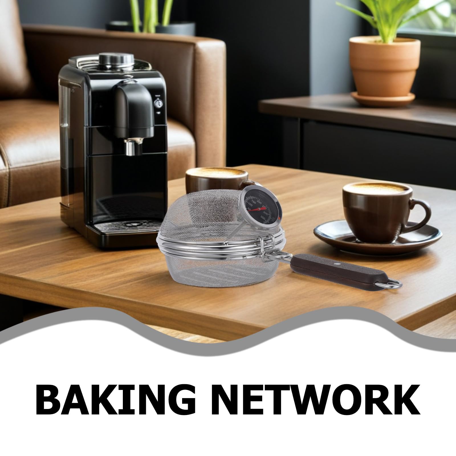 Thermomètre pour Torréfaction du Café en Acier Inoxydable 120g