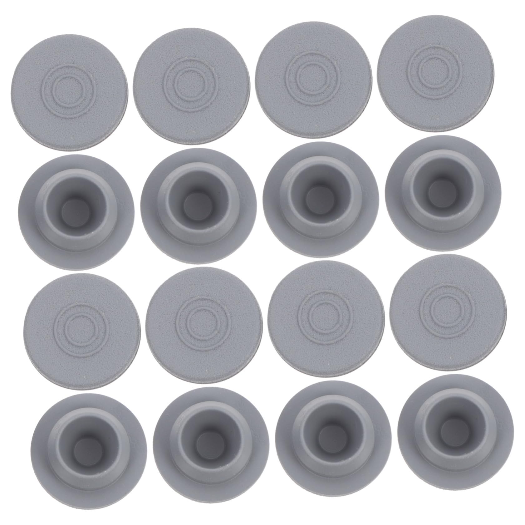 HOMOCONO 100 Pack of Full Injection Packaging Rubber Plugs Inner Stopper Plugs for Bottles Industrial Grade