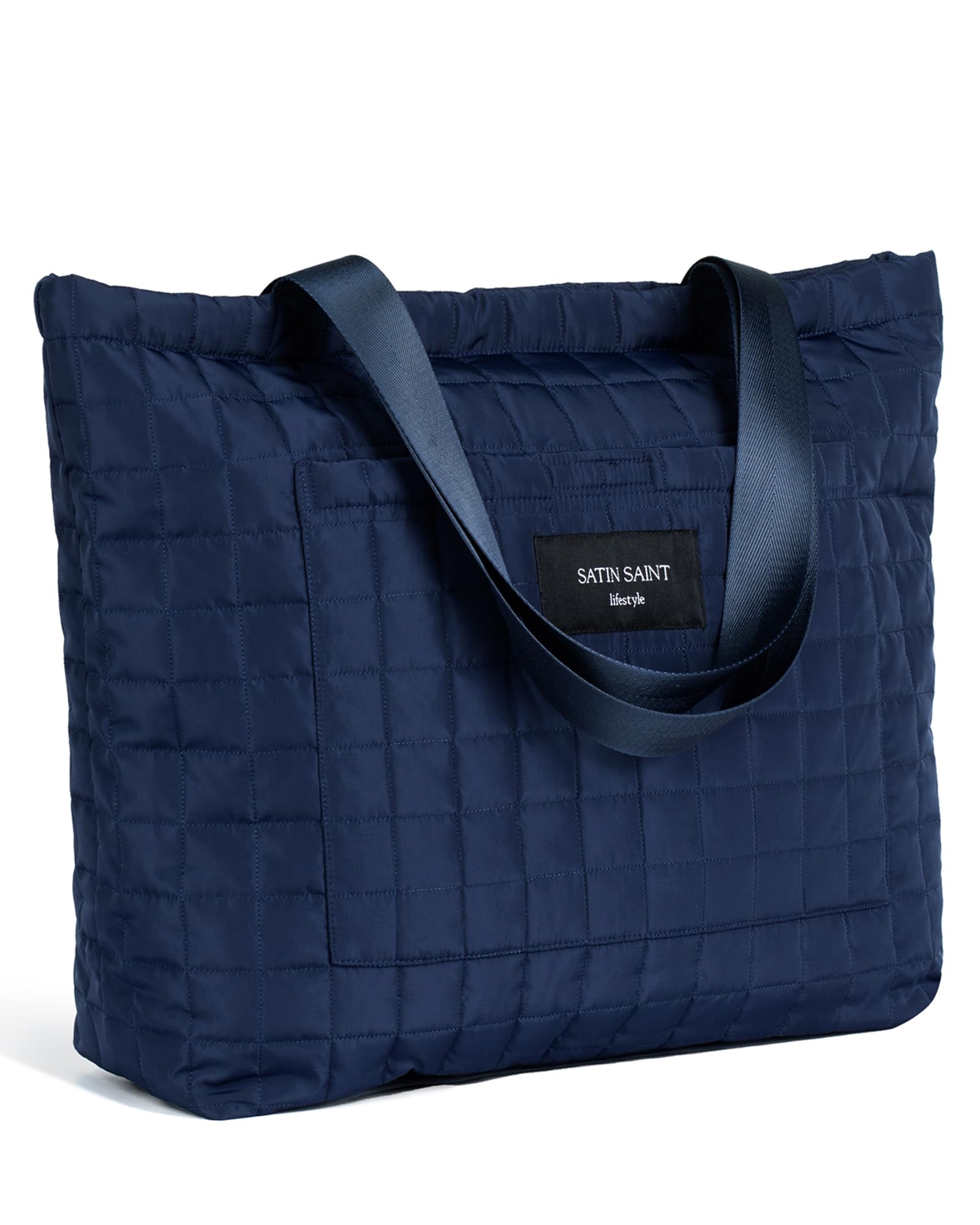 SATINSAINT Large Tote Travel Bag for Women, Lightweight Quilted Carry-All Shoppers Tote for Travel, Work, Gym and Casual Use