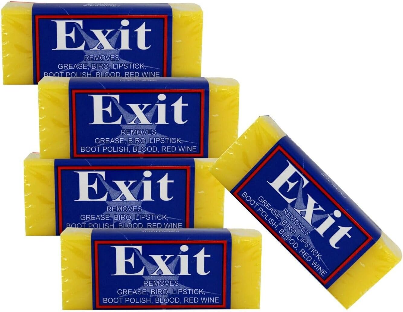 Exit Soap Stain Remover Bar 50 g (Pack of 5) Beauty