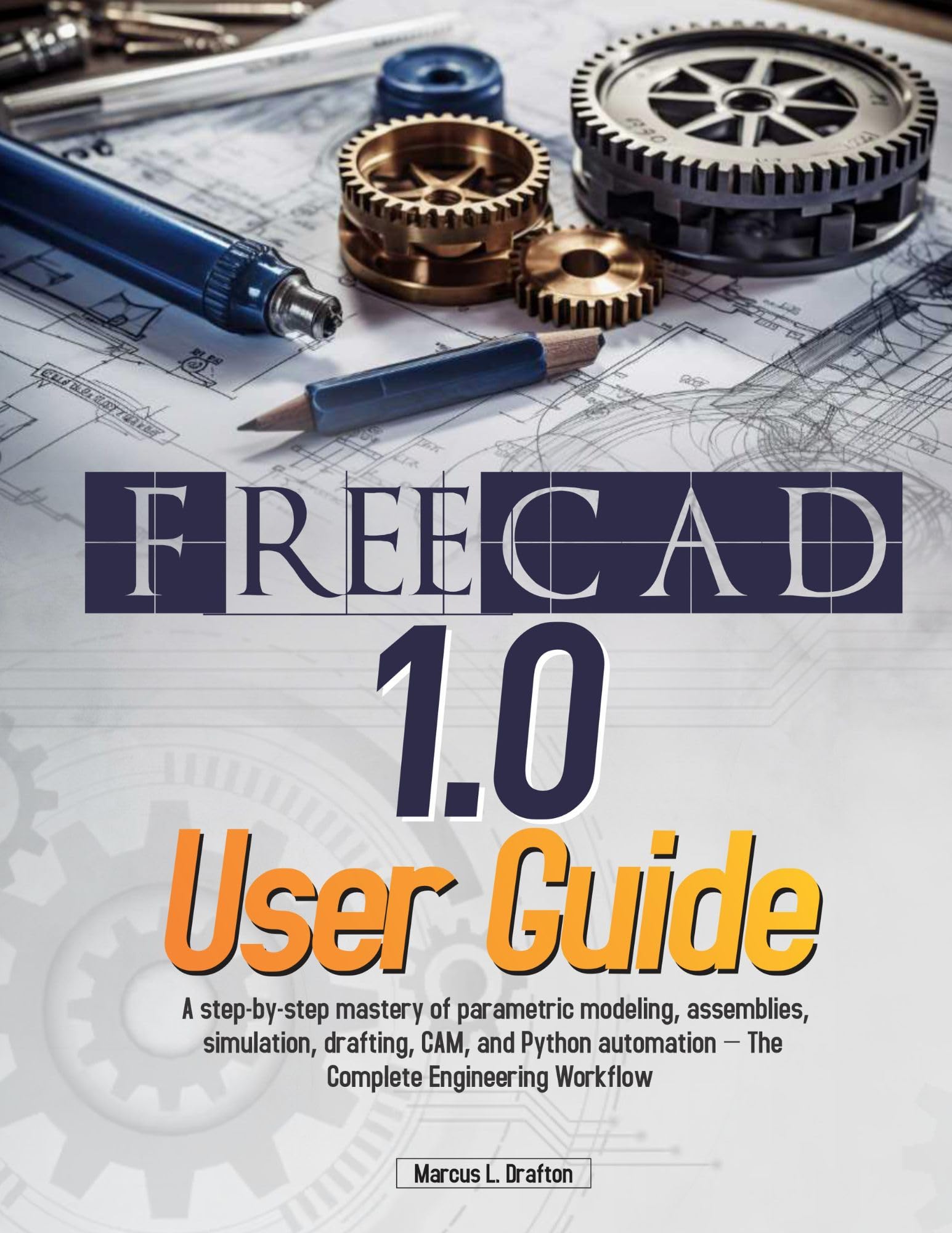 FreeCAD 1.0 User Guide : A step-by-step mastery of parametric modeling, assemblies, simulation, drafting, CAM, and Python automation — The Complete Engineering Workflow