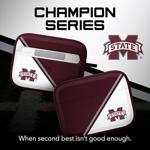 Miniatura 3 de Affinity Bands Mississippi State Bulldogs Champion Series HDX - Funda compatible con Apple AirPods Pro