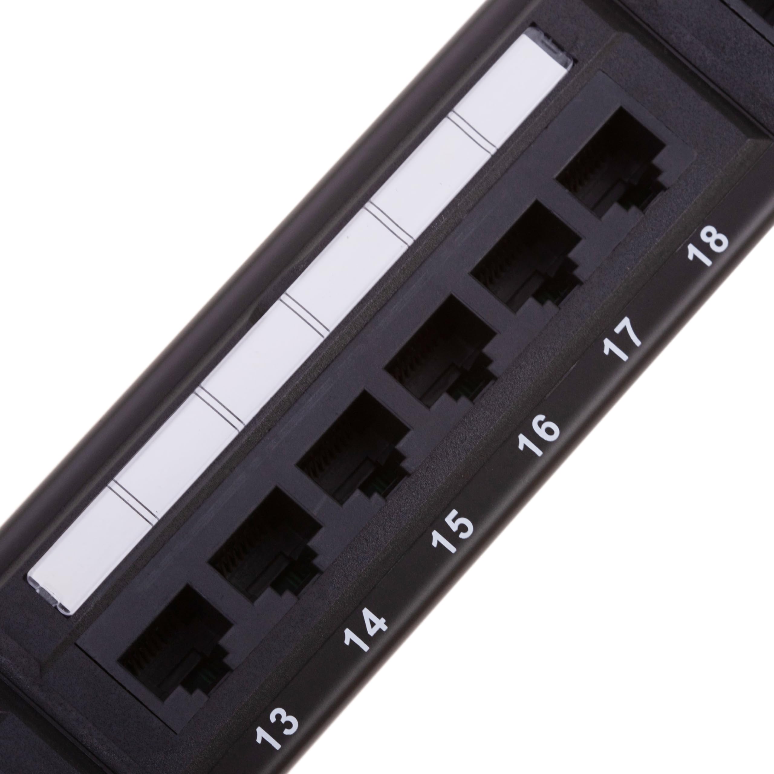 RackMatic - Patch panel 24 x RJ45 UTP cat.6 1Gb Ethernet