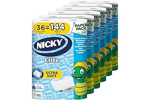 Nicky® Elite Bath Tissue: Premium RV Toilet Paper Dissolving in Minutes