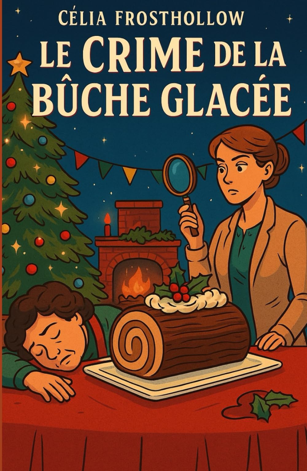 LE CRIME DE LA BÛCHE GLACÉE: Un meurtre, une bûche… et un village qui cache ses vérités sous la neige. Pour les fans de cosy mysteries d’hiver, de secrets de village et d’enquêtes douces-amères.