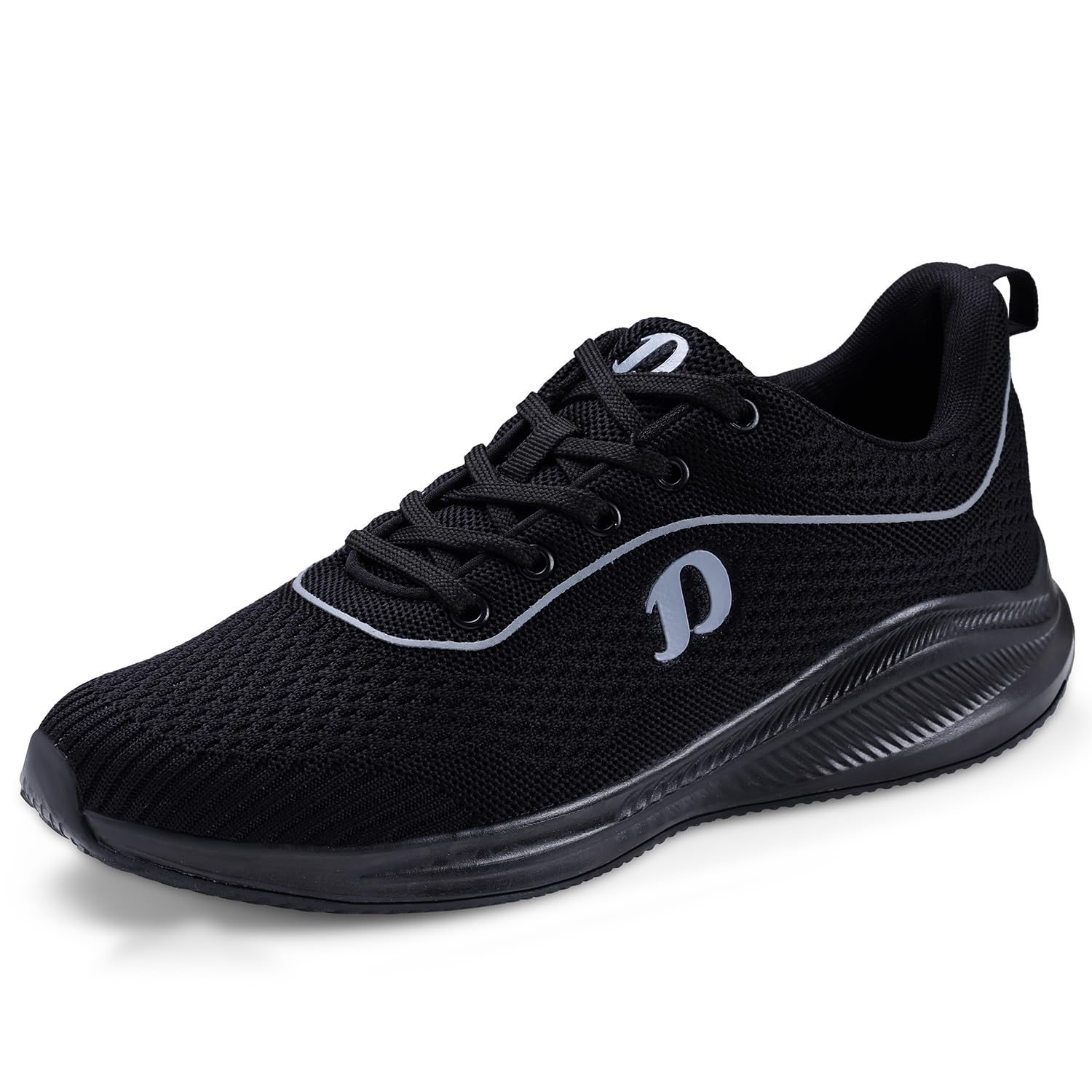 Mens Running Shoe with Memory Foam Insole & Ultrasoft Outsole|Sports,Gym,Training,Walking,Jogging,Casual,Athletics|Lightweight|Comfortable|Slipon Sneaker Lace-Up Gents Boys D-2009