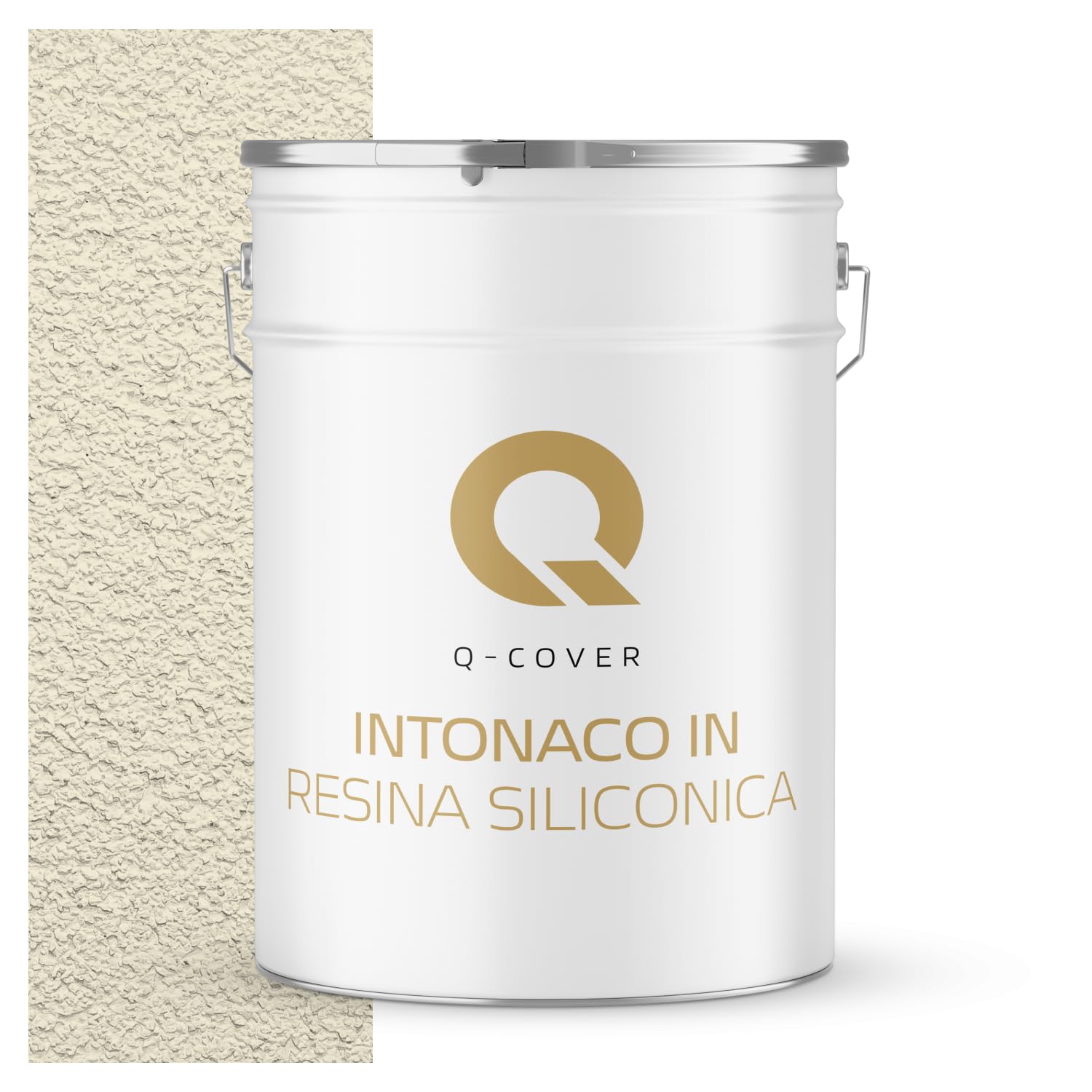 Intonaco Silicone Bianco Velato Di Giallo F641 25kg 1,5mm