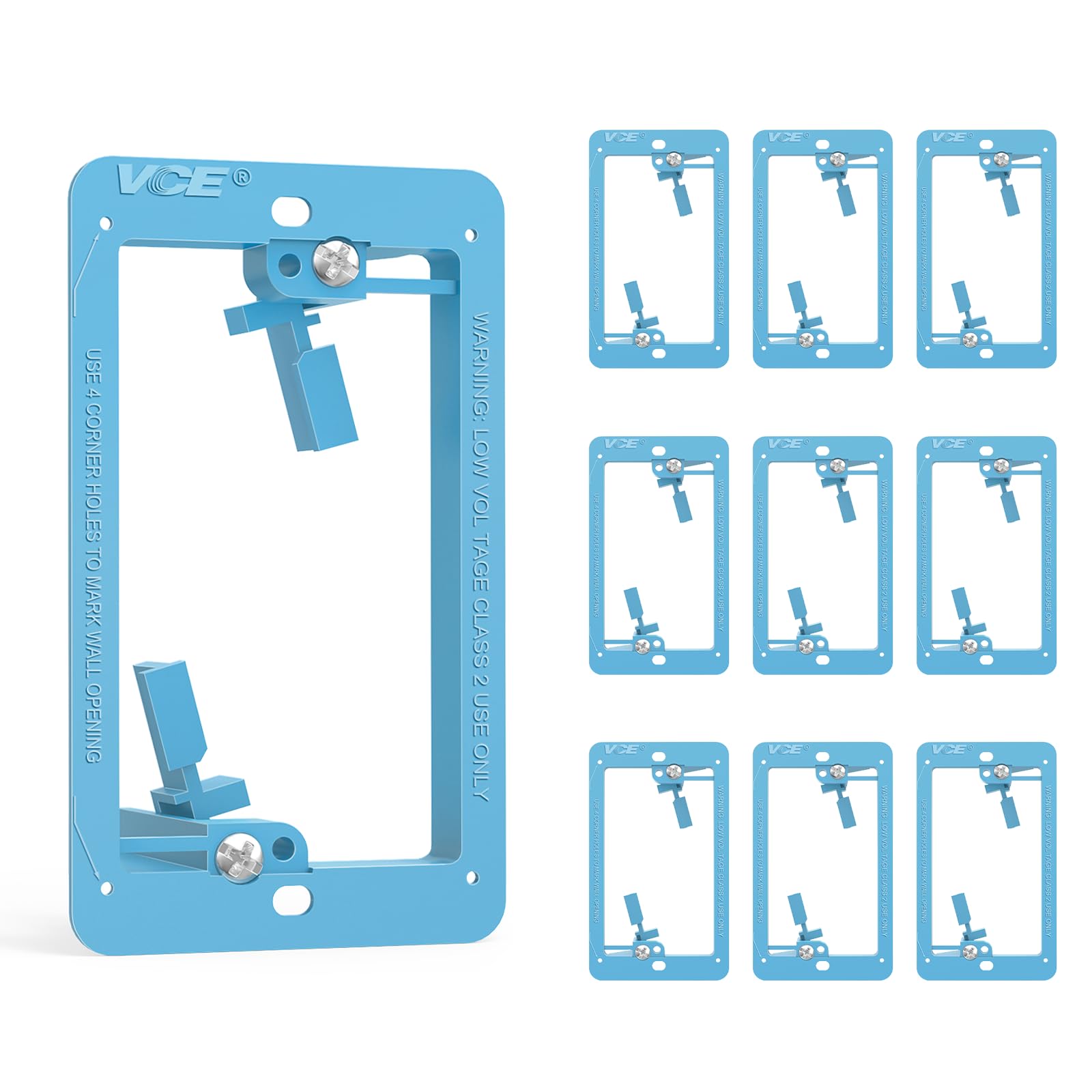 VCELINK Low Voltage Mounting Bracket, Flush Low Voltage Box, Black 10-Pack — Amazon image 8