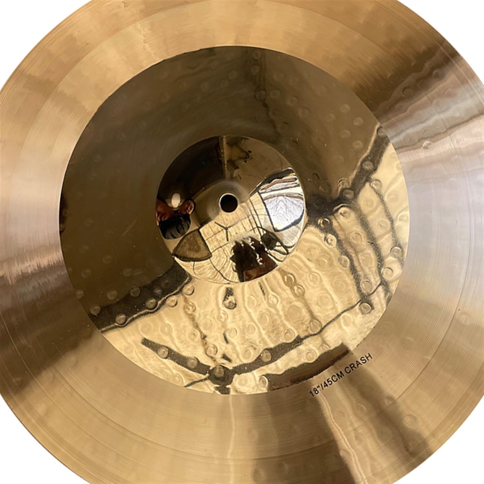Cymbale Professionnelle 18" Crash Cymbal pour Batteurs Instruments À Percussion Accessoires pour Instruments à Percussion