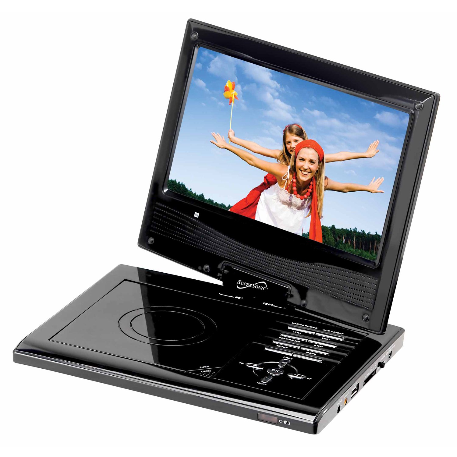 Amazon.com: Supersonic SC-178DVD 7 Portable DVD Player with USB 