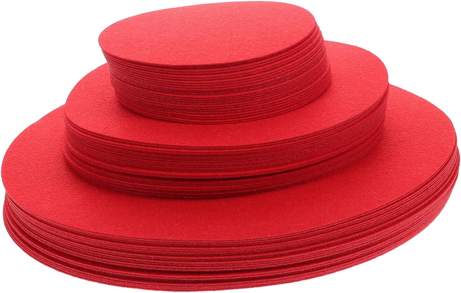 Cabilock 72pcs Felt Plate Separators Soft Dish Protectors for Round Plates and Cookware Heat Insulating Cushion Pads Noise-reducing Dividers for Kitchen and Dining Use