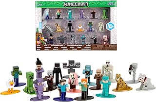 Jada Toys 253265013 - Minecraft Multipack Nanofigurer, Wave 12 - Multipack Minecraft Nanofigurer i Metall, 18 Stycken/Förpackning, 4 cm, Från 3 år - Amazon Deal & Rabatt