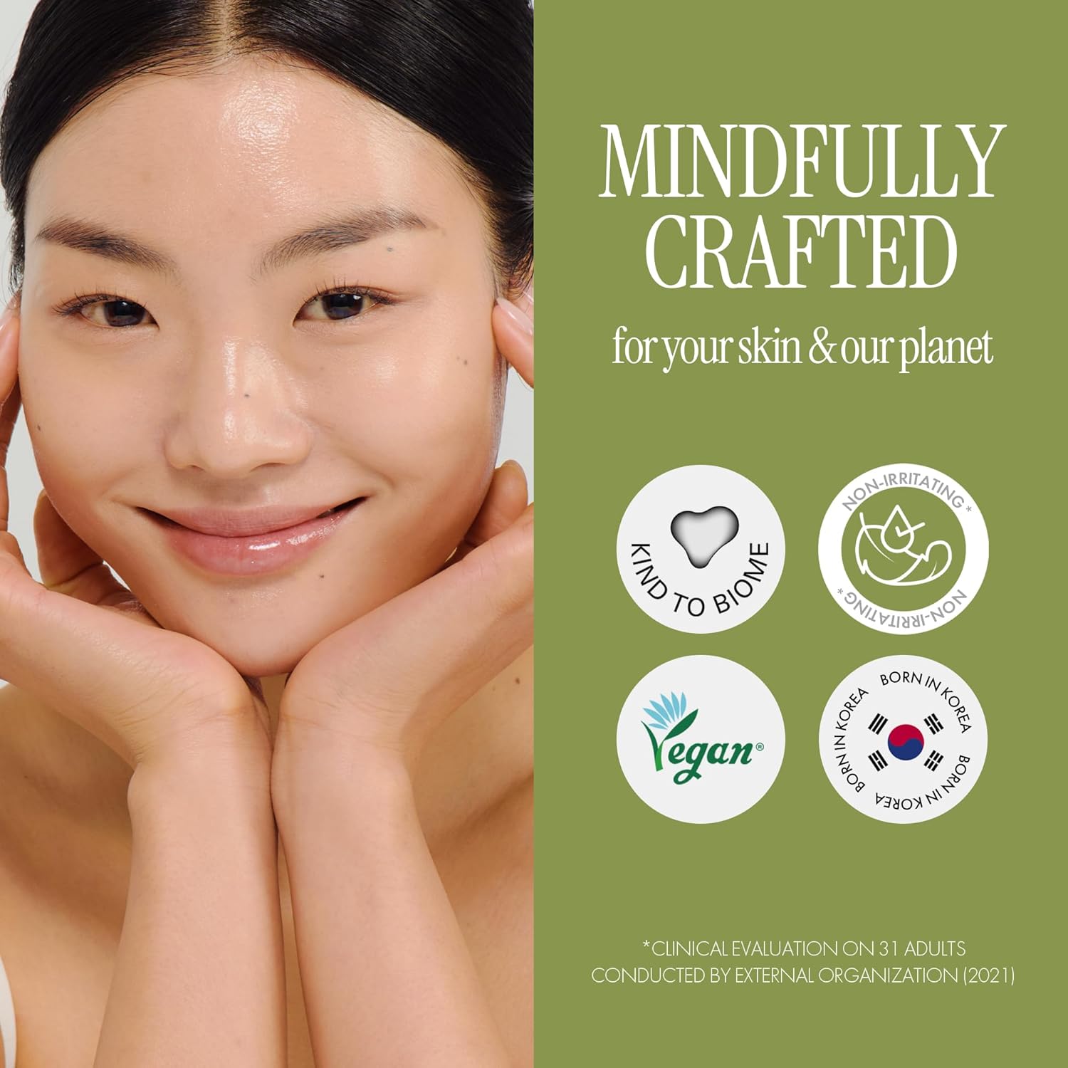 Artichoke Biome Calming Facial Ampoule, Redness-Relief Serum for Sensitive Skin, Soothing Face Hydrator with Artichoke Leaf & Centella Asiatica, Vegan K-Beauty, 1.69 fl oz (50 ml) - Image 5