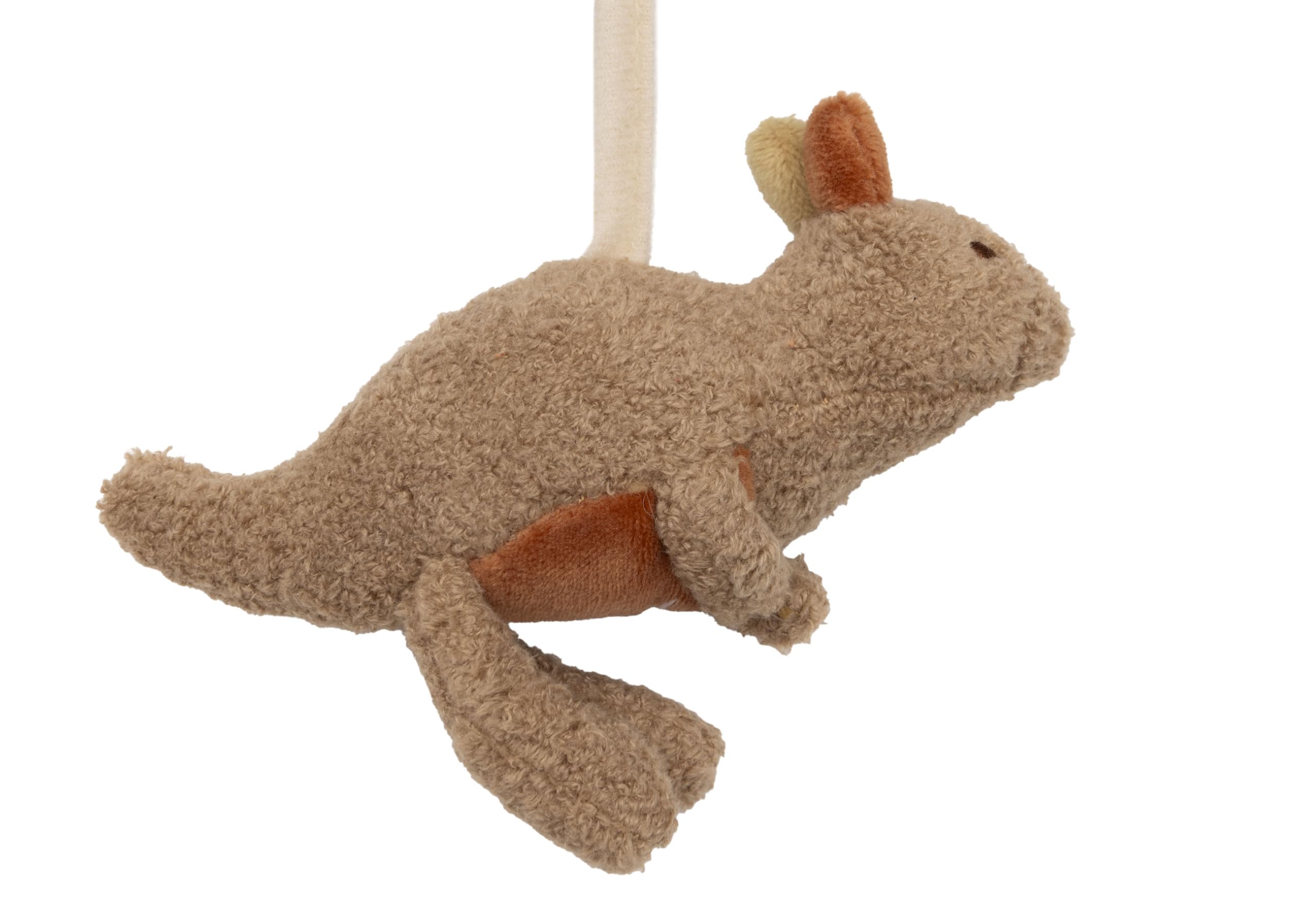 Jollein Espiral De Actividades Para Bebé – Canguro Con Espejo, Tela Arrugada Y Campanilla, Ideal Para Cochecito Y Parque