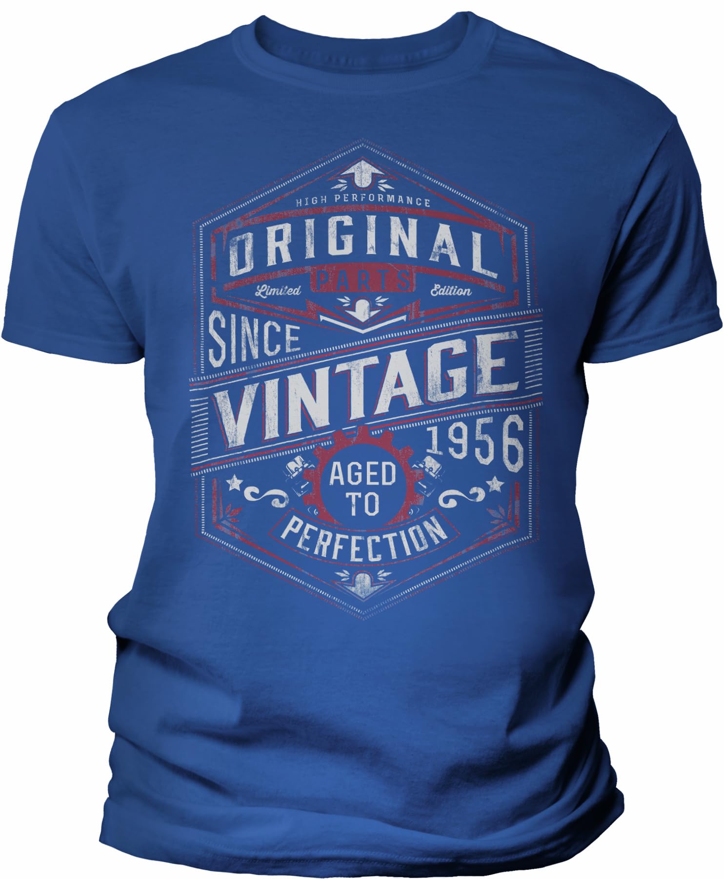 70th Birthday Gift for Men - Vintage 1956 Aged to Perfection - Gear - 70th Birthday Shirt