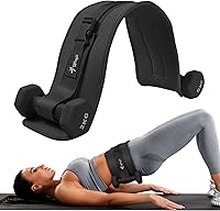 Vista 7 de Exercise Hip Thrust Belt - Dumbbell Hip Thrust Belt, Thicken & Widen, Comfortable for Dumbbells, Kettlebells or Plates, Slip Padding, Gym or Home